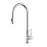 brushed chrome sink mixer